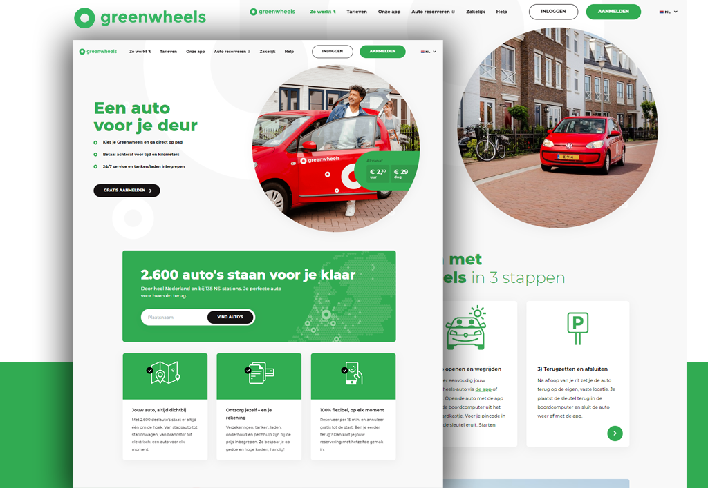 Greenwheels project screenshot